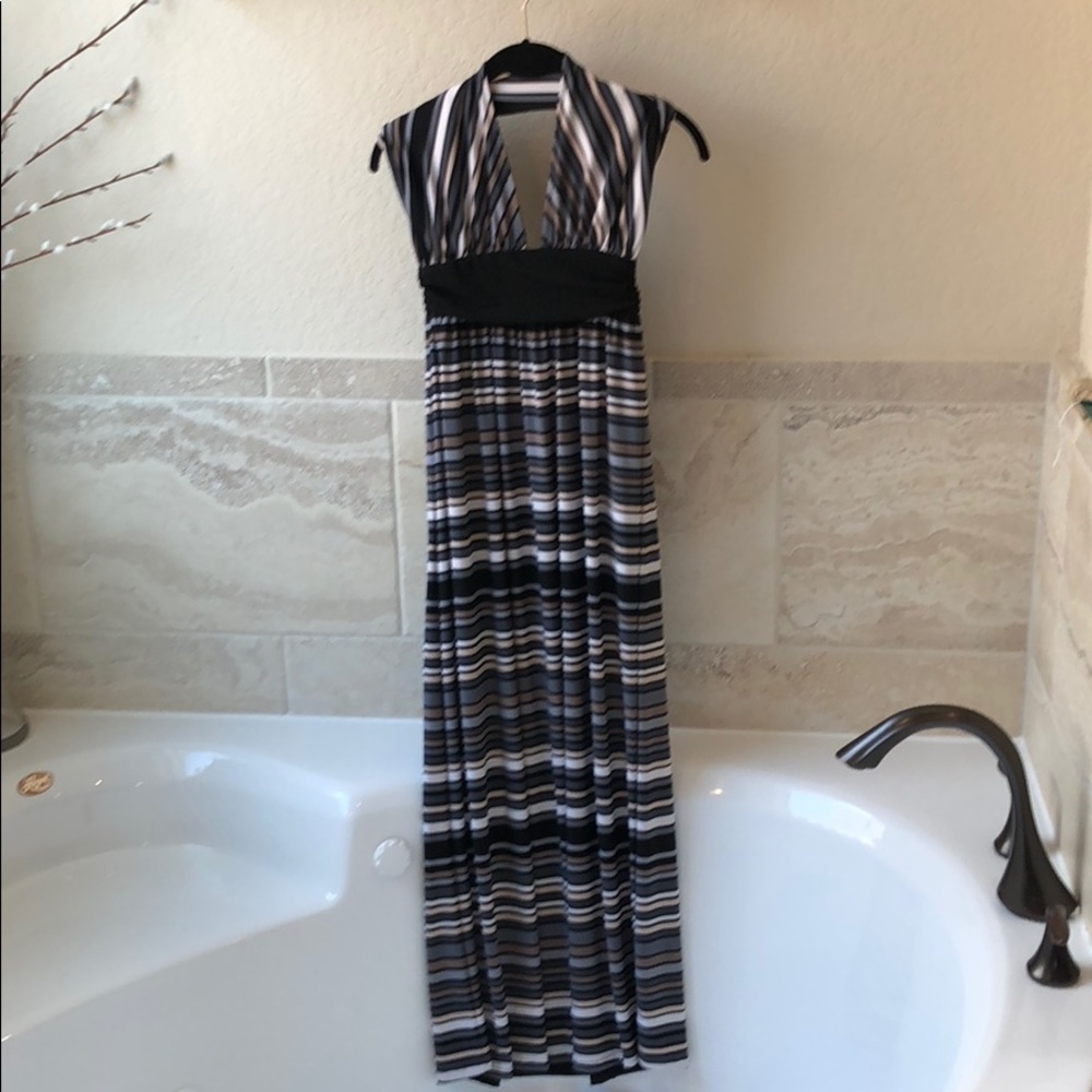Maxi dress/stripes